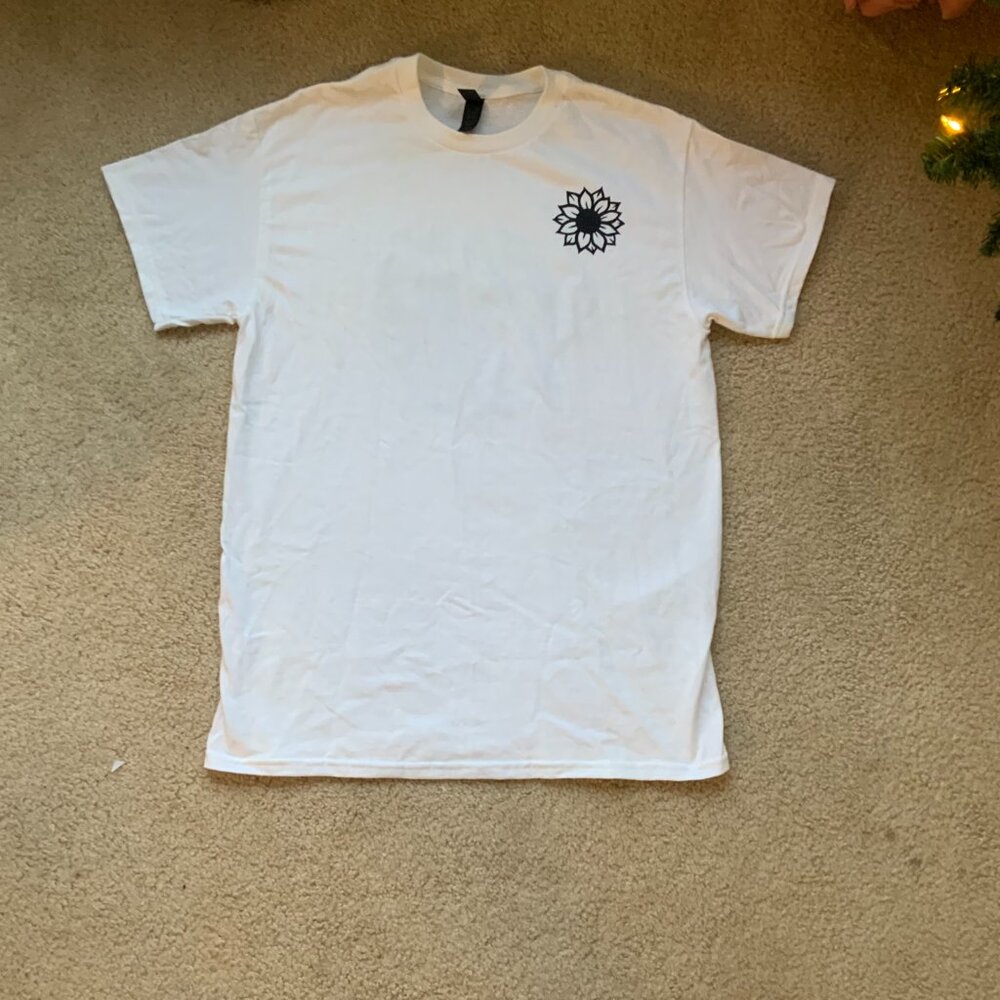 White Graphic T Shirt
